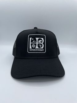 Huntington Beach embroidered Trucker Hat.