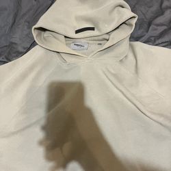 Essentials Fear of God Hoodie Large Beige