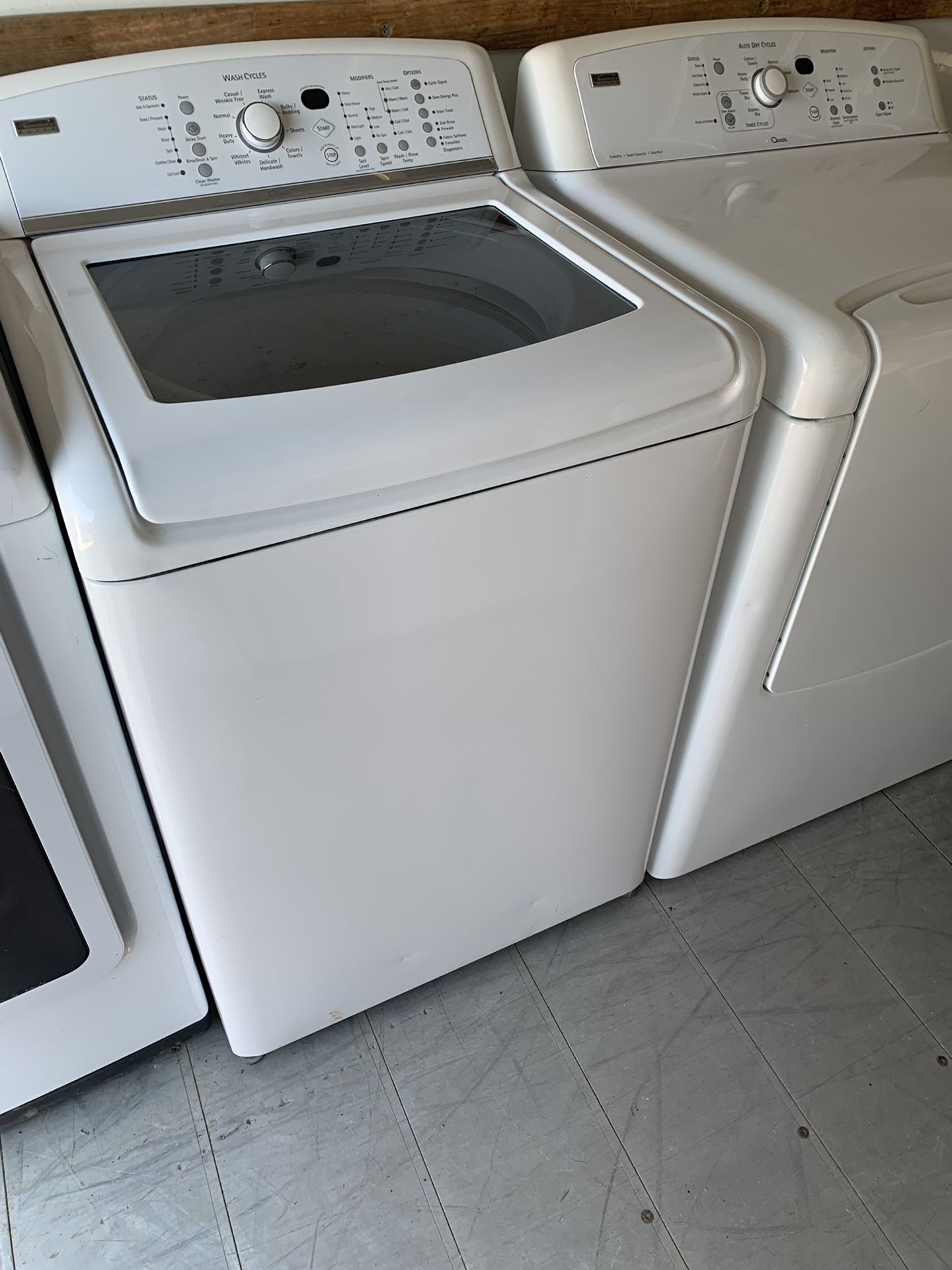 Kenmore topload washer and Dryer