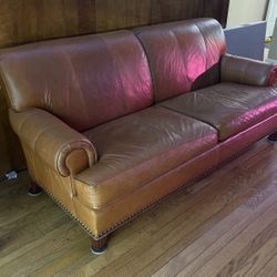 Leather Couch 7ft Wide 