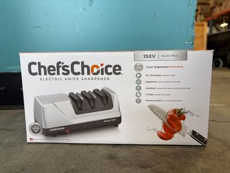 NEW! CHEFS CHOICE 15XV Triple Bevel Electric Knife Sharpener