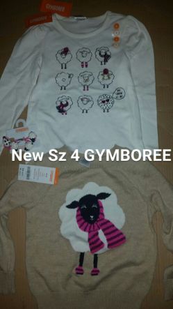 New Girls Sz 4 Gymboree fall / winter lot