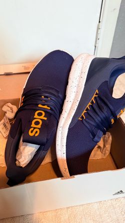 Adidas Navy Blue and Orange Sneakers size 11