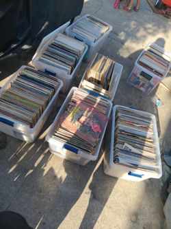 8 boxes. Mixed records.