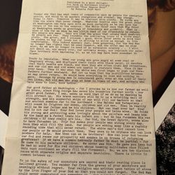 Speech By Chief Seattle