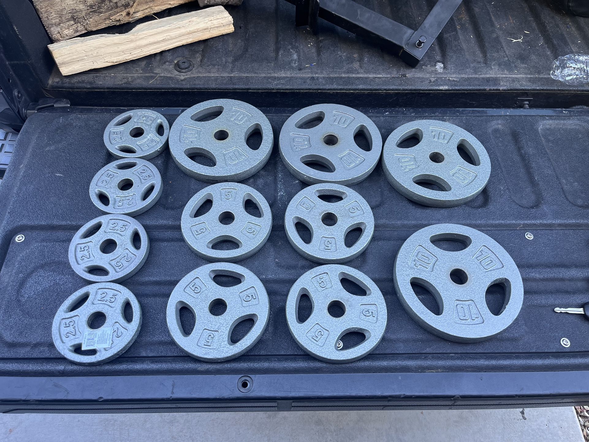 Iron Cast Weights Plates 70lbs Set