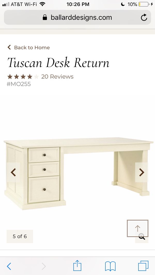 Ballard Designs Cream Tuscan Desk For In Englewood Co Offerup