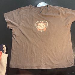 Girls Cat Graphic Tee $6