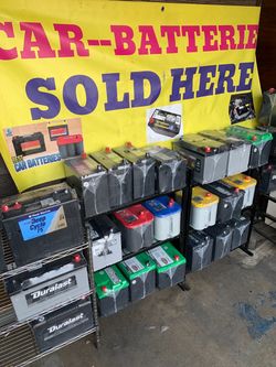 Car batteries