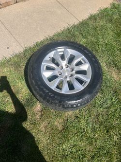 2021 Chevy Silverado Rims and tires.