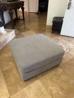 Gray Ottoman