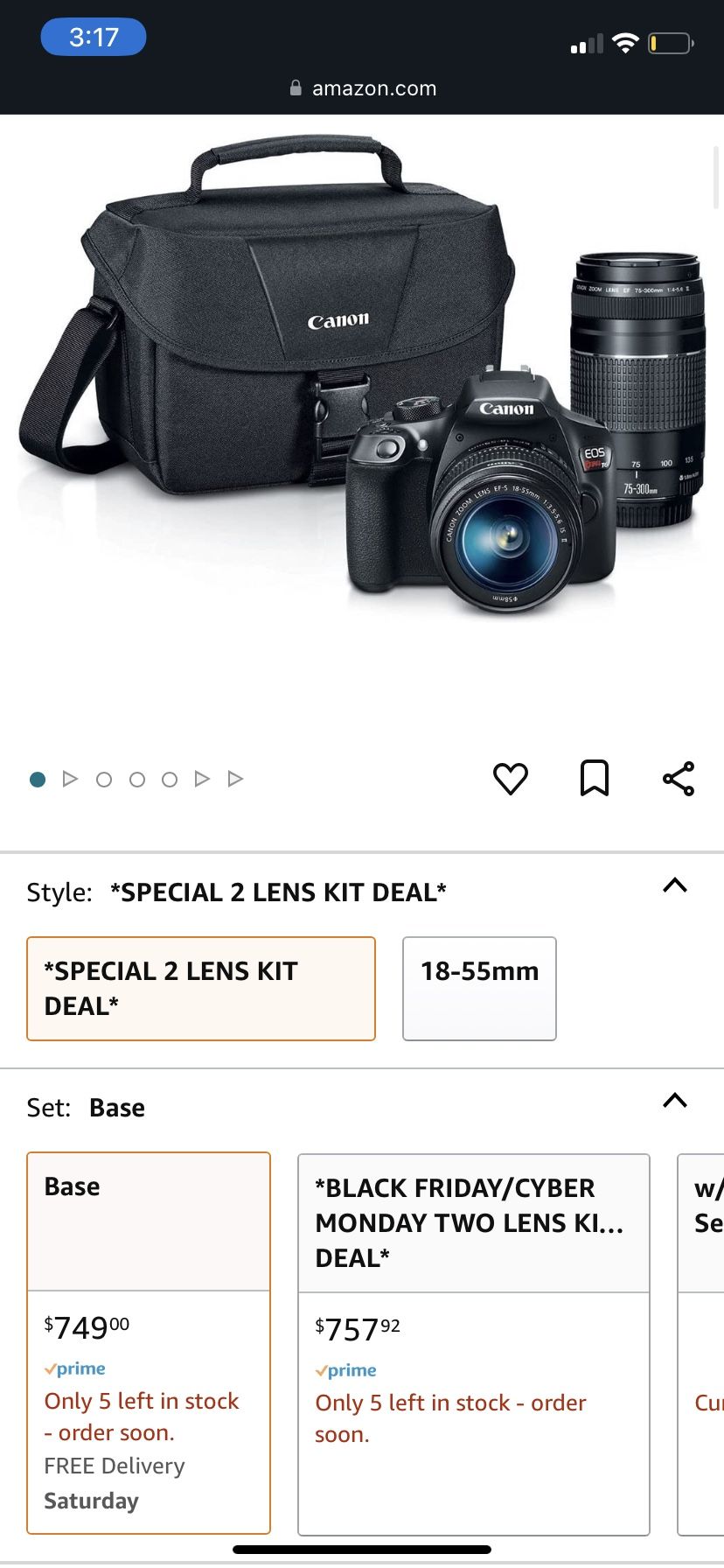 Canon EOS Rebel T6 Kit