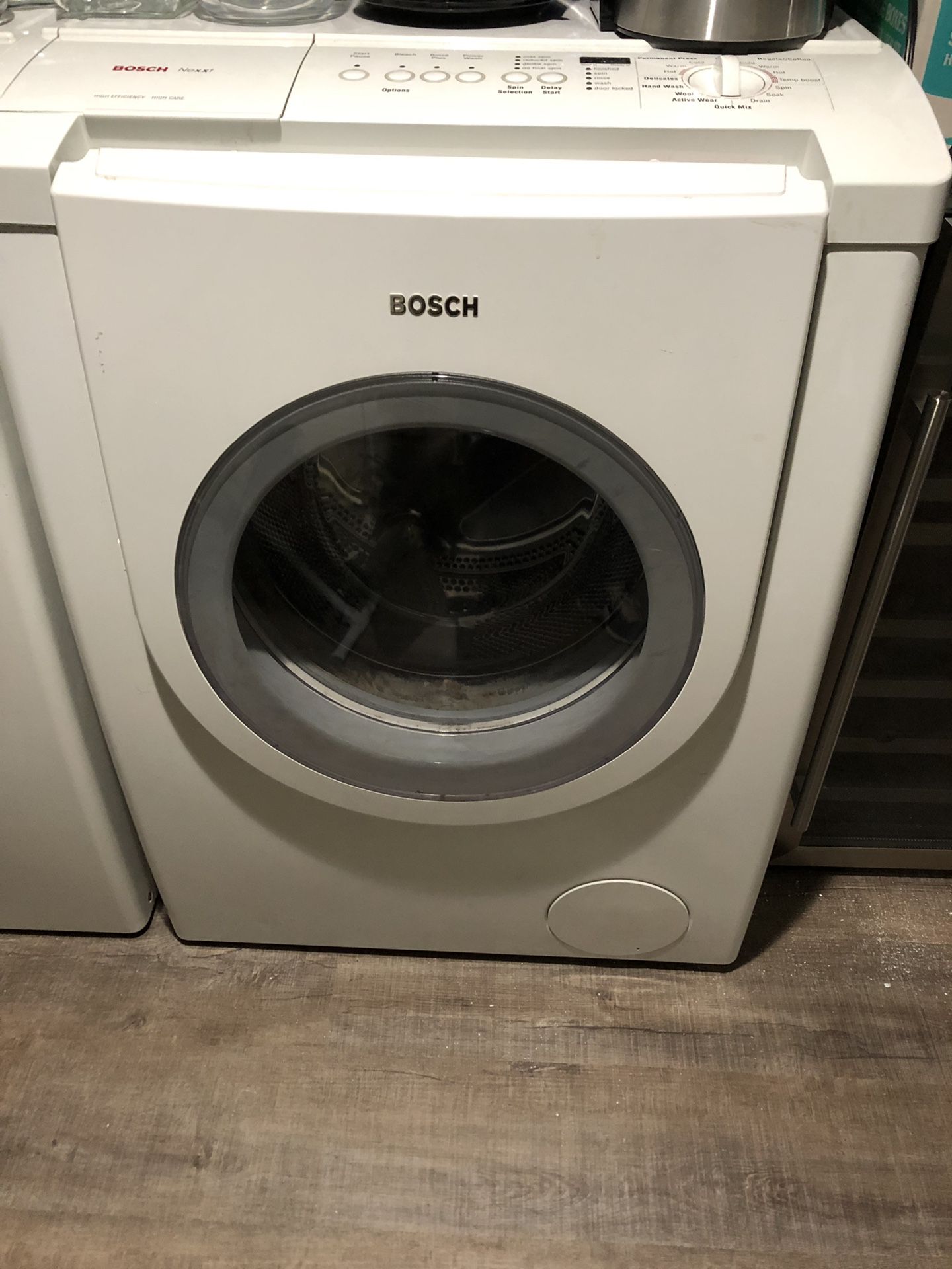 Bosch Nexxt Washer and Dryer.