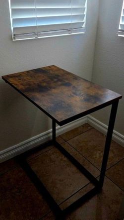 Wood end table