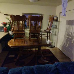 Dining Room Table With 5 Chairs