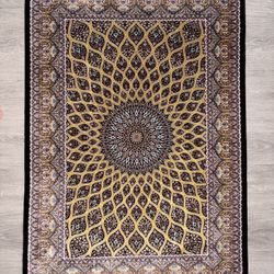 PERSIAN RUG (QOM) 100% SILK 
