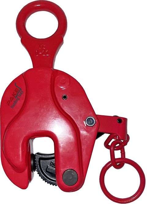 Pake Handling Tools Vertical Plate Clamp with Lock Handle, 2200 lb Working Load(PAKPC01)