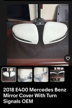 2018 Mercedes Benz E400 mirrors covers with turn signals