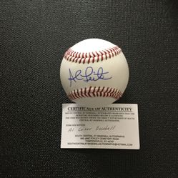 Al Leiter Autographed Baseball  With COA 