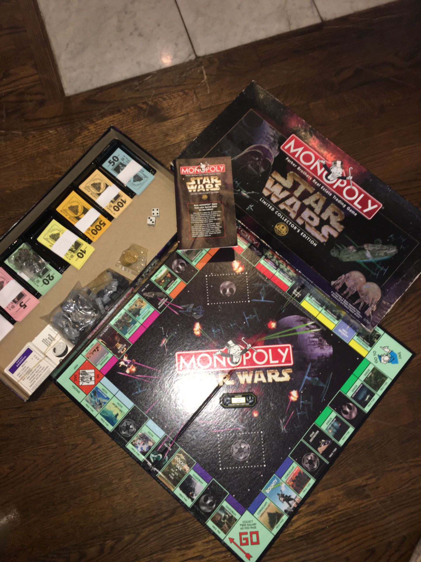 Star Wars Monopoly board game