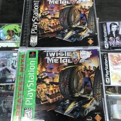 Twisted Metal 2 Ps1 $45-$55 each Gamehogs 11am-7pm