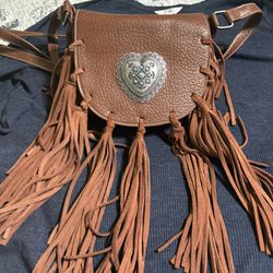 Fringe Leather Handbag