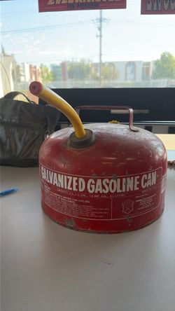 Vintage gasoline tank