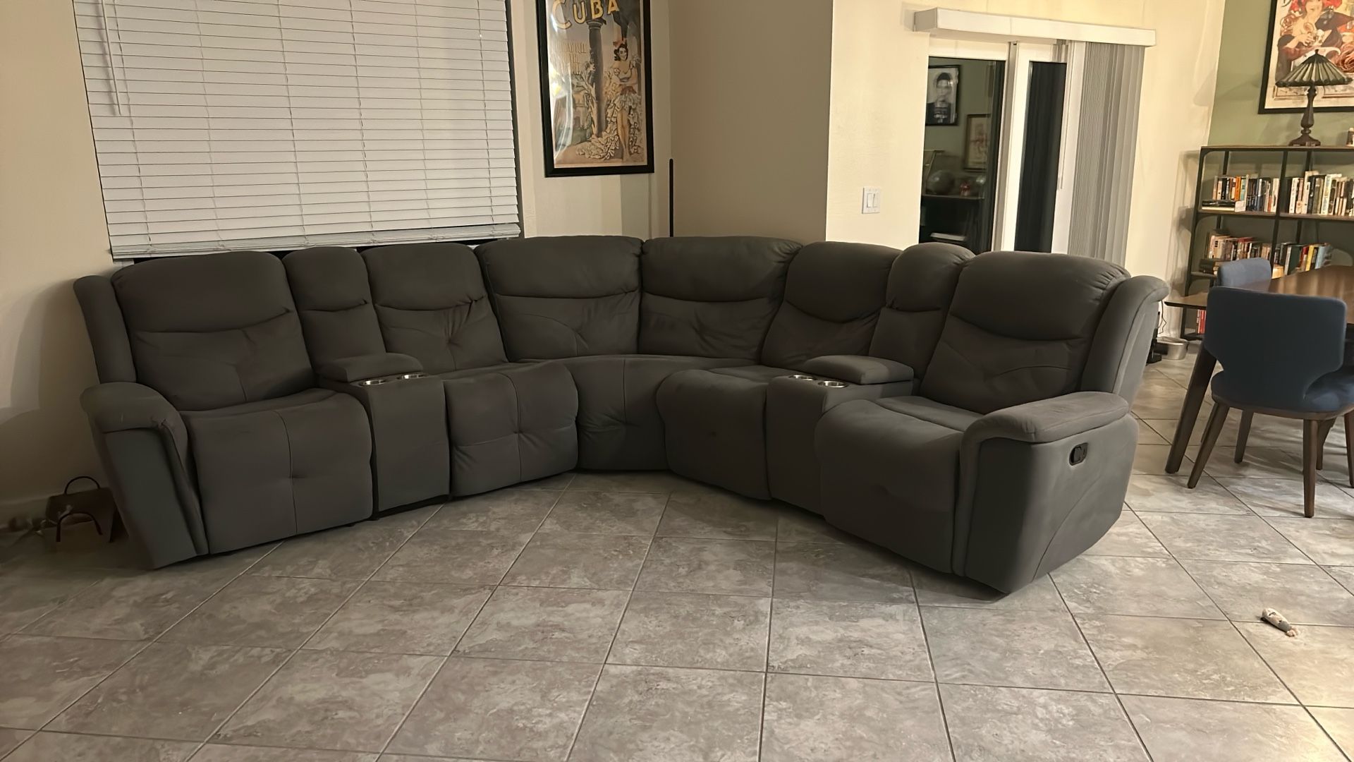 Grey Sectional Couch