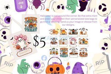 Unique personalized canva tote bags