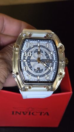 Invicta Racing Cyclone Men's Watch - 48.5mm, White