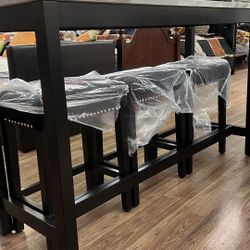 Console Table With 3 Stools $369.