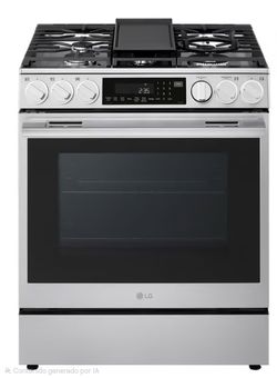 LG Gas Single Oven Slide-In Range W/ New Handle 6.3 CU.FT
