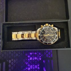 Gold and Silver watch 