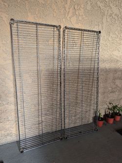 Two single shelf