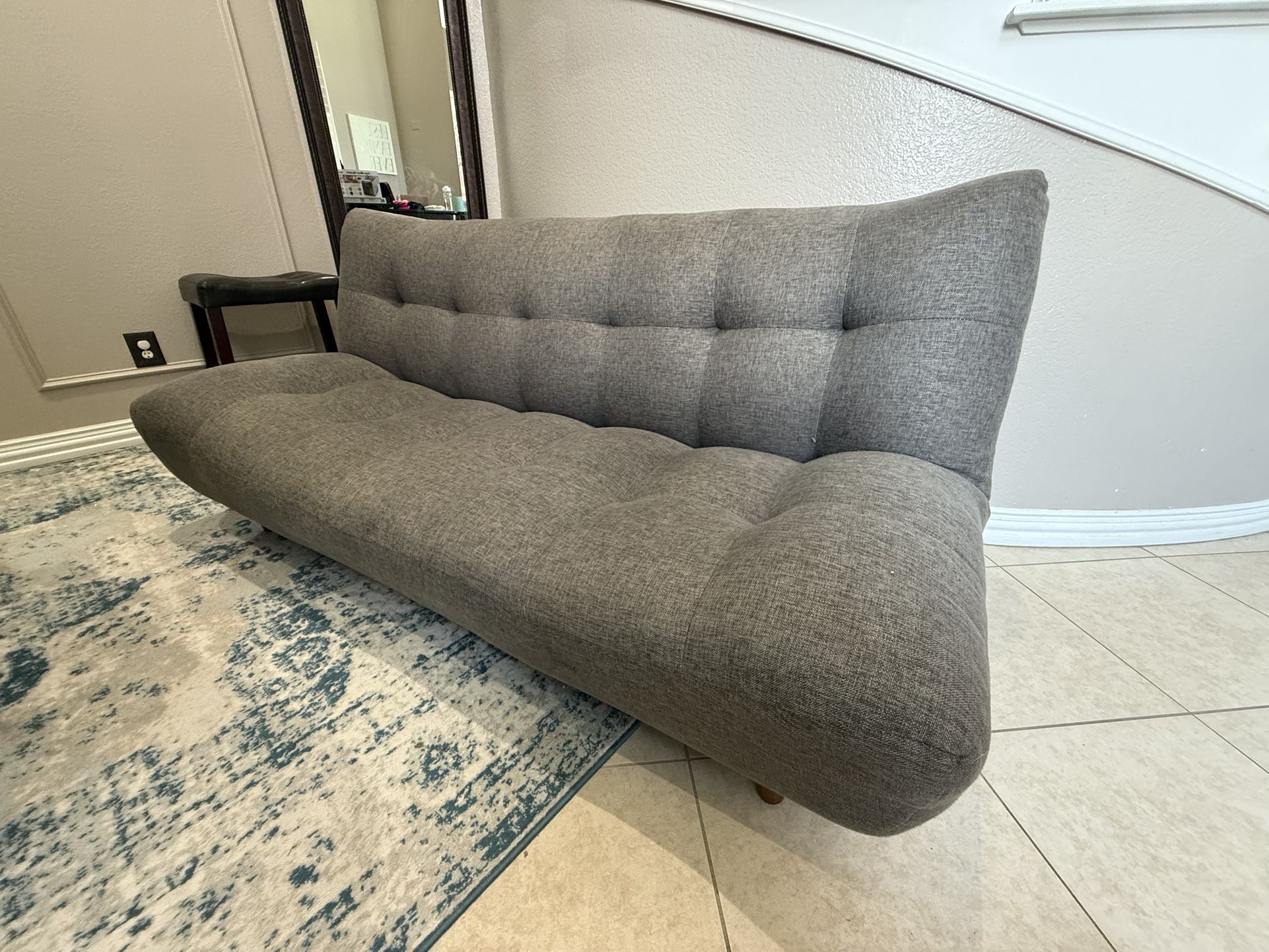 Gray Couch/Futon