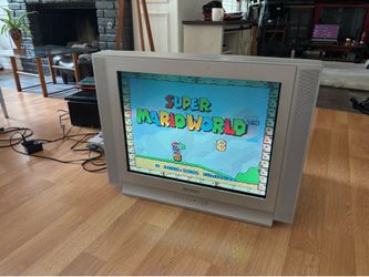 Samsung TXR2730X 27” Flat-Face CRT TV — Retro Gaming / Collector