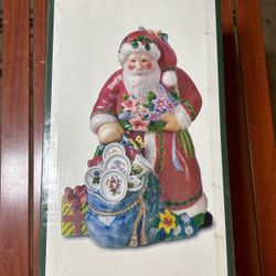 Antique Santa cookie jar, still in box