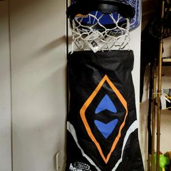 basketball hoop laundry basket