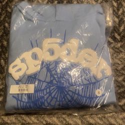 Sp5der Web Hoodie ‘Sky Blue’ 