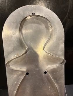 Large Vintage Tin Gingerbread Girl Cookie Cutter