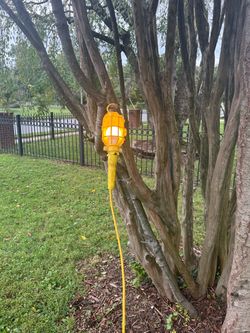 Mechanics light with 24 foot cord.