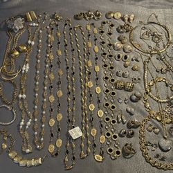 VINTAGE DESIGNER GOLD TONE JEWELRY Cipullo  Chr. Dior Givenchy St. John