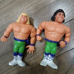 WWE  WWF The Rockers Shawn Michaels Marty Jannetty Wrestling Action Figure 90s Hasbro $100 OBO 