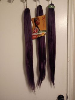 X-Pression 3X Pre-Stretched Braiding Hair 58" Purple
