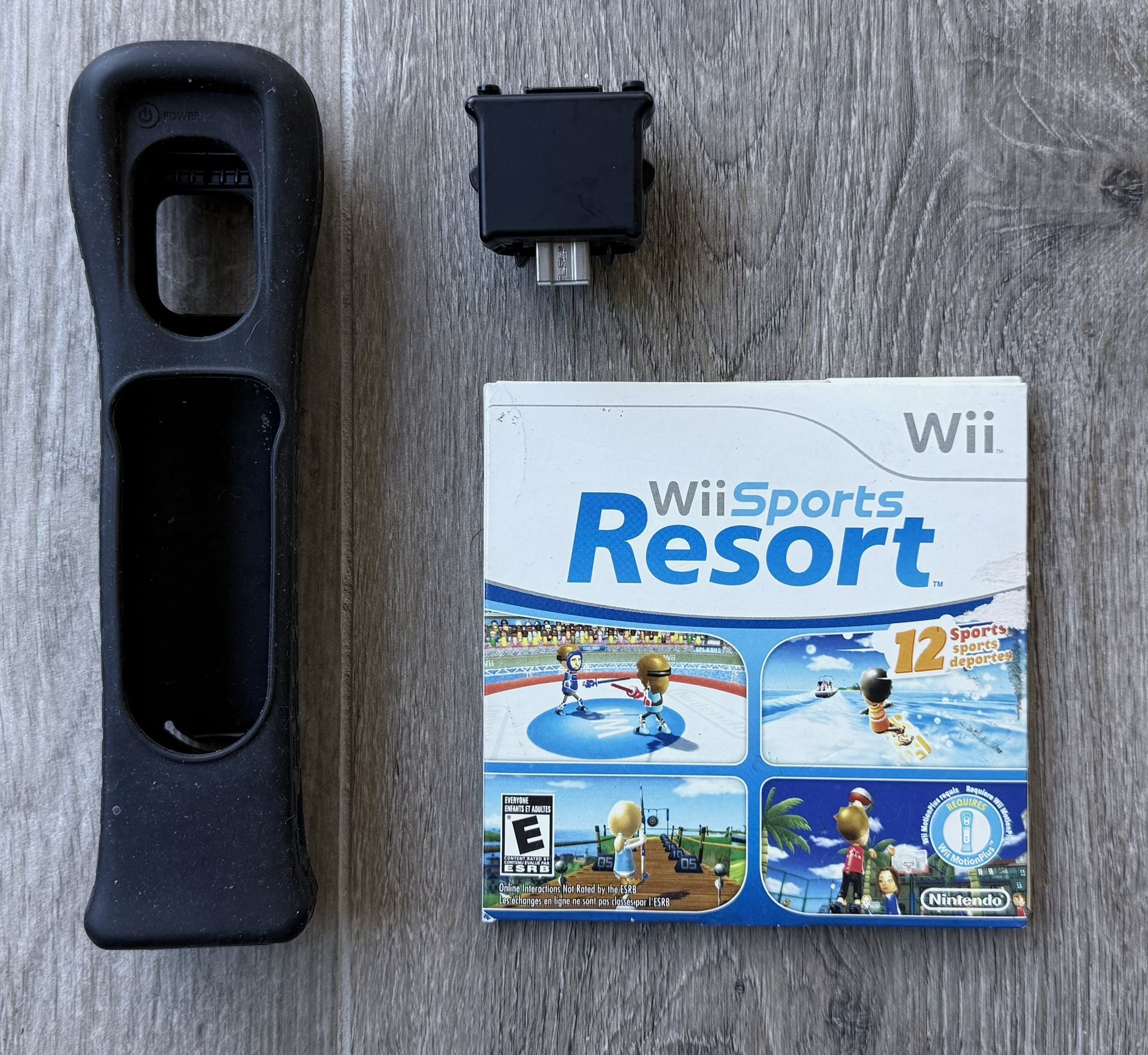 Wii Sports Resort + Motionplus Adapter for Nintendo Wii