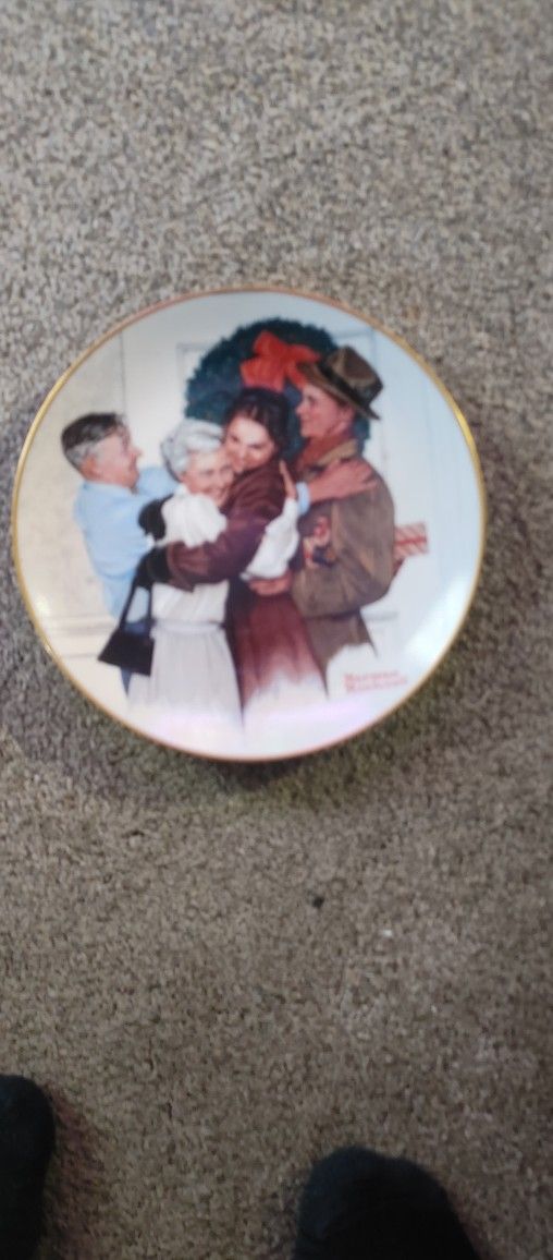 Norman Rockwell Plate