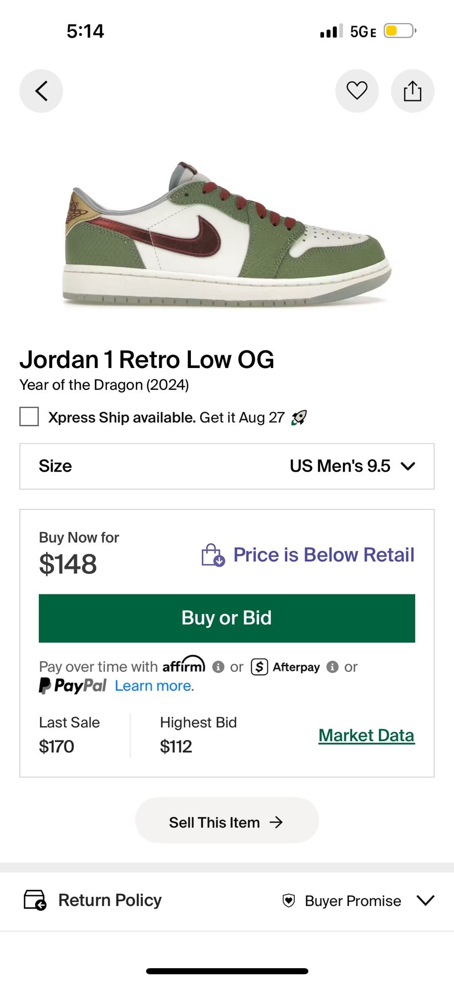 Jordan 1 Low Year Of The Dragon 