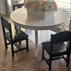 Kid Table And Chairs 