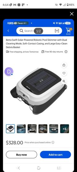 Betta Swift Solar-Powered Pool Skimmer