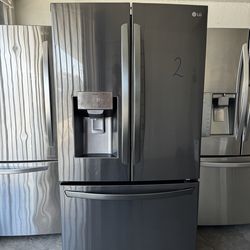 LG French Doors stainless steel refrigerator